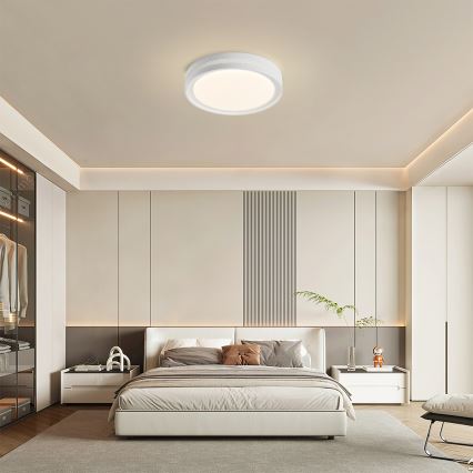 Brilagi - dimeriuojamas LED lubinis šviestuvas KREON LED/54W/230V 3000-6000K, juodas, skersmuo 38 cm + nuotolinis pultelis