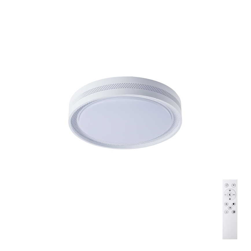 Brilagi - dimeriuojamas LED lubinis šviestuvas KREON LED/54W/230V 3000-6000K, juodas, skersmuo 38 cm + nuotolinis pultelis