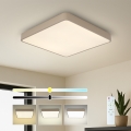 BRILAGI - LED dimeriuojamas lubų šviestuvas POOL SQUARE LED/48W/230V 3000-6000K 50x50 cm smėlinis + su nuotoliniu pultu