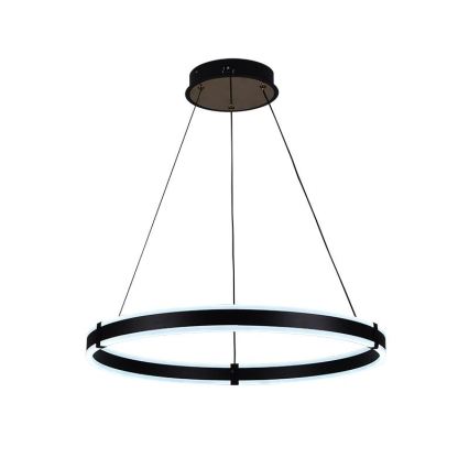 Brilagi - reguliuojamas LED pakabinamas šviestuvas ant troselio CIRCLE LED/85W/230V 3000-6500K Ø 60 cm juoda/auksinė + nuotolinis valdymas