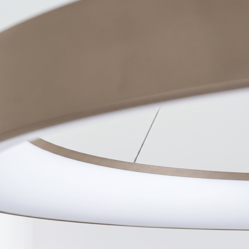 BRILAGI - LED Dimeriu reguliuojamas kabantis šviestuvas ant laido FALCON II LED/108W/230V 3000-6500K skersmuo 80 cm smėlinė + su nuotoliniu valdymu