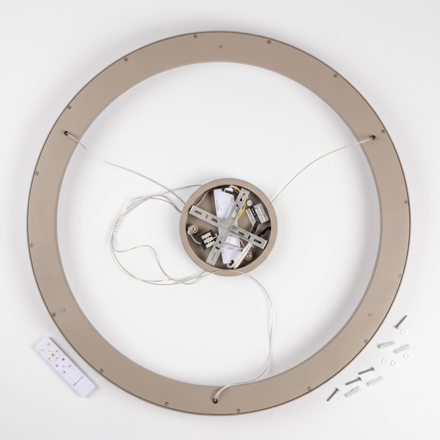 BRILAGI - LED Dimeriu reguliuojamas kabantis šviestuvas ant laido FALCON II LED/108W/230V 3000-6500K skersmuo 80 cm smėlinė + su nuotoliniu valdymu