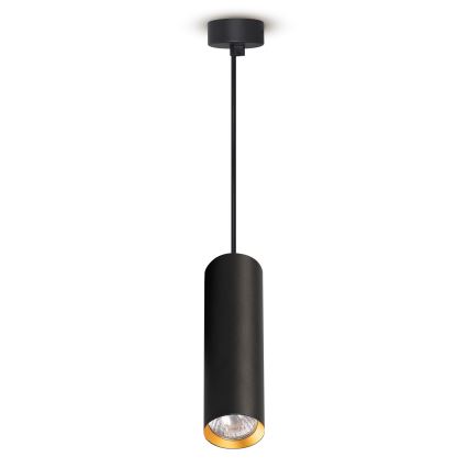 Brilagi - LED RGBW dimeriuojama liustra ant laido SELE 1xGU10/6W/230V 3000K juoda/auksinė