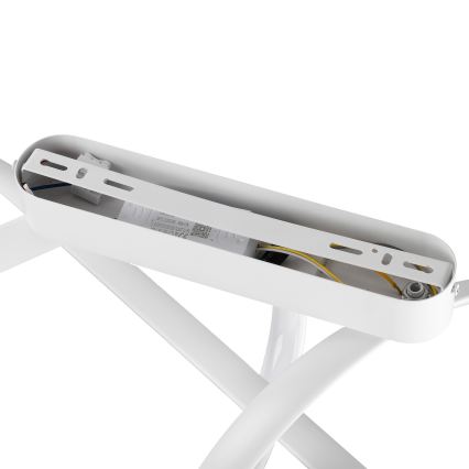 Brilagi - reguliuojamas LED paviršinis lubinis šviestuvas TWISTER LED/60W/230V 3000-6000K balta + su nuotolinio valdymo pultu