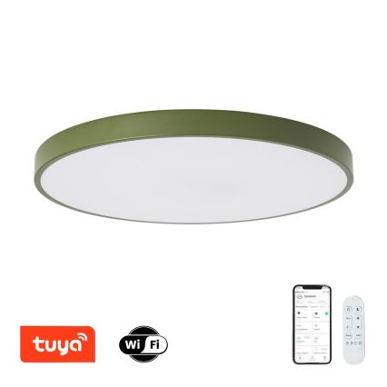 Brilagi - reguliuojamo ryškumo LED šviestuvas POOL SMART LED/100W/230V Ø 80 cm Wi‑Fi Tuya + nuotolinis valdymas, žalias