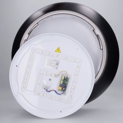 Brilagi - dimeriuojamas LED lubinis šviestuvas ALVA LED/48W/230V 3000-6500K Ø 51 cm juodas + nuotolinis valdymas