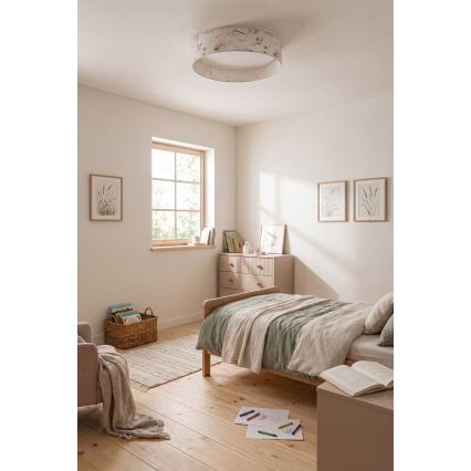 BRILAGI - LED reguliuojamas lubinis šviestuvas VELVET SMARTIX STARS LED/24W/230V 3000-6000K skersmuo 45 cm balta/gėlės Wi-Fi Tuya Beacon + nuotolinis valdymas