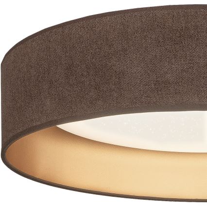 BRILAGI - Reguliuojamas LED lubų šviestuvas VELVET SMARTIX STARS LED/36W/230V 3000-6000K Ø 55 cm ruda/auksinė Wi-Fi Tuya Beacon + nuotolinis valdymas