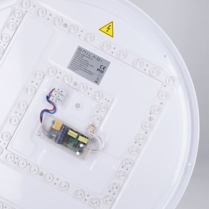 Brilagi - Dimeriuojamas LED lubinis šviestuvas NANCI LED/60W/230V 3000-6500K skersmuo 49 cm baltas + nuotolinis valdymas