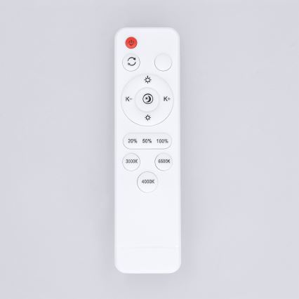 Brilagi - Dimeriuojamas LED lubinis šviestuvas NANCI LED/60W/230V 3000-6500K skersmuo 49 cm baltas + nuotolinis valdymas