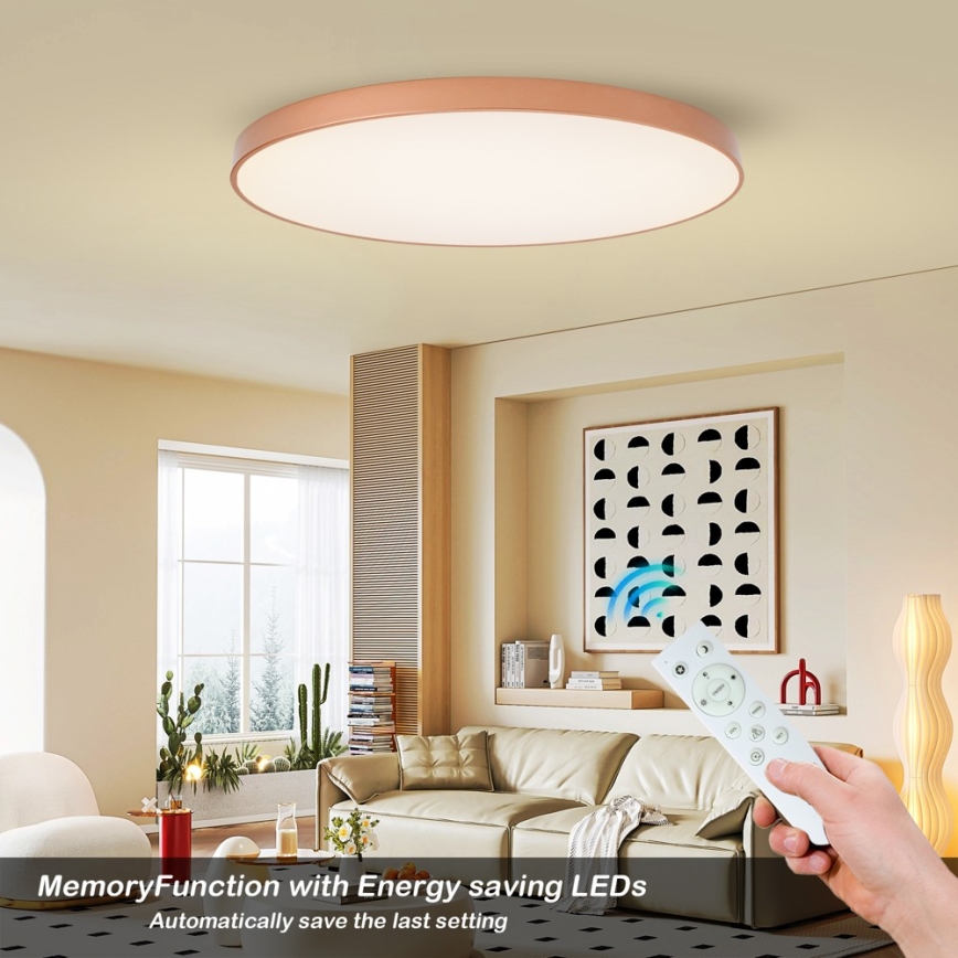 BRILAGI - Dimeriuojamas LED lubų šviestuvas POOL SMART LED/180W/230V 3000-6000K 120 cm bronzinis Wi-Fi Tuya + nuotolinis valdymas