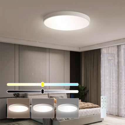 Brilagi - dimeriuojamas LED lubų šviestuvas POOL SMART LED/60W/230V 50 cm 3000-6000K Wi-Fi Tuya + su nuotoliniu valdymu balta