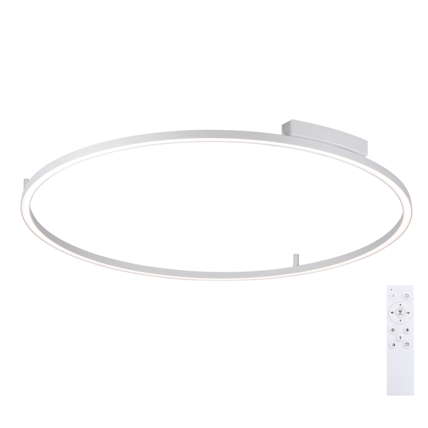 Brilagi - Dimeriuojamas LED lubų šviestuvas PORTOFINO LED/85W/230V 3000–6000K, skersmuo 120 cm, sidabro spalvos + nuotolinis valdymas
