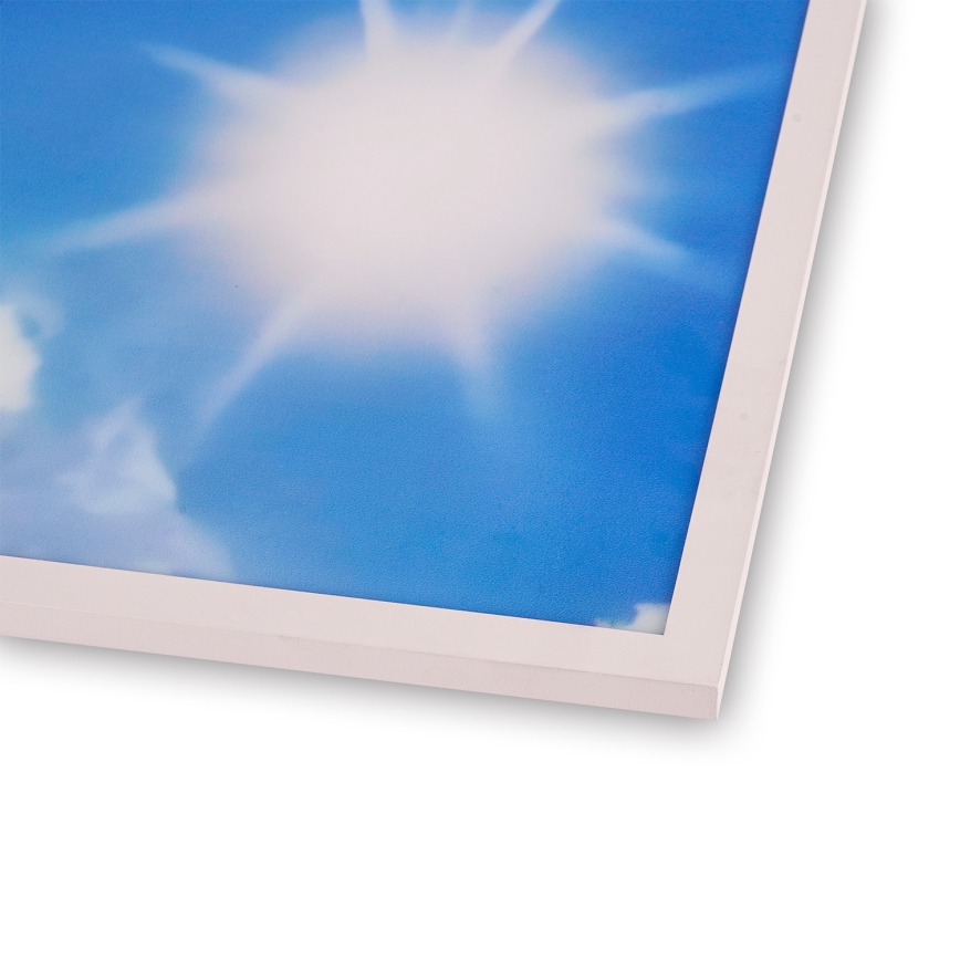 Brilagi - LED pritemdomas lubų šviestuvas SLIMFRAME SKY LED/58W/230V 60x60 cm 3000-6000K sidabrinis/mėlynas + nuotolinis valdymas