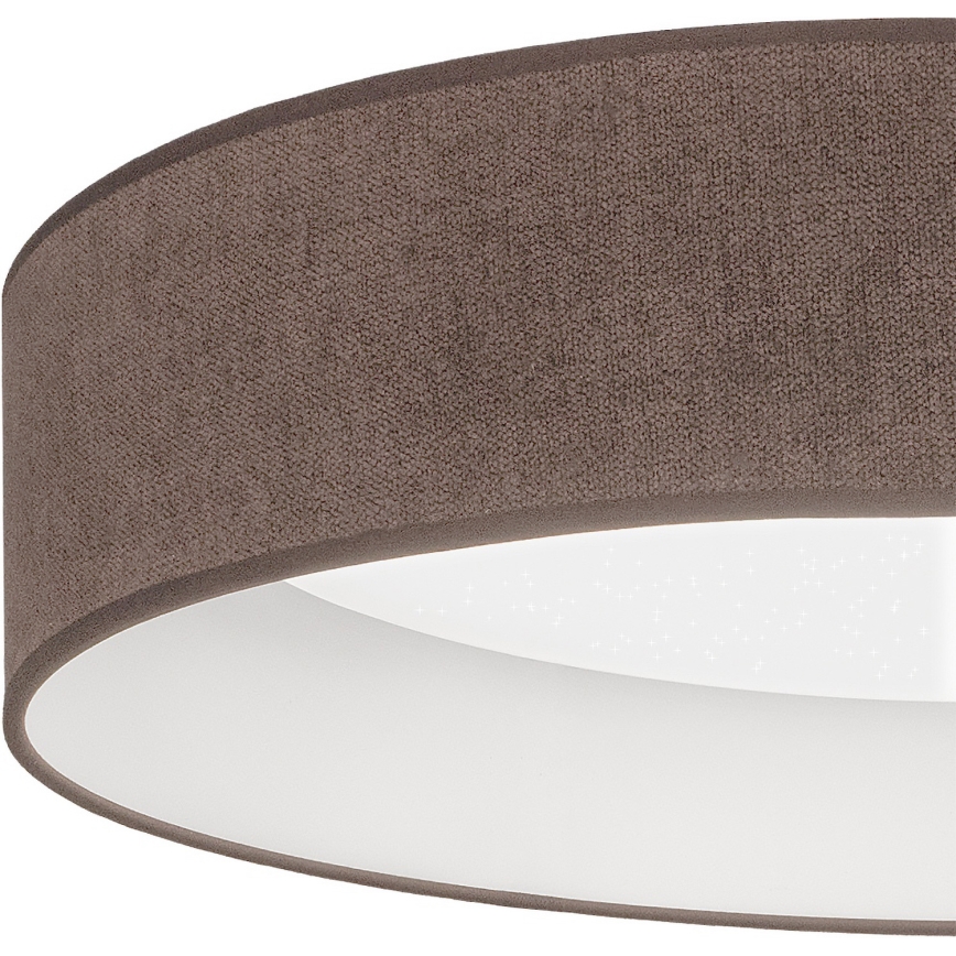 BRILAGI - Reguliuojamas LED lubų šviestuvas VELVET SMARTIX STARS LED/36W/230V 3000–6000K Ø 55 cm rudas Wi‑Fi Tuya Beacon + nuotolinis valdymas