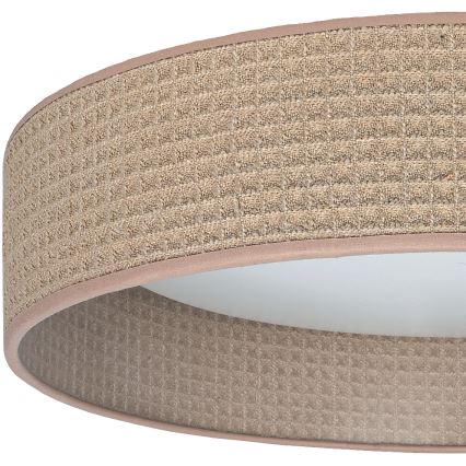 BRILAGI - LED reguliuojamas lubų šviestuvas VELVET SMARTIX LED/36W/230V 3000-6000K skersmuo 55 cm smėlio spalvos Wi-Fi Tuya Beacon + nuotolinis valdymas