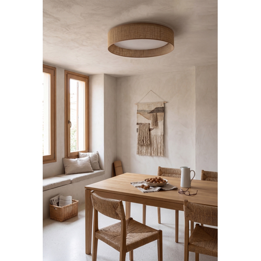 BRILAGI - LED reguliuojamo ryškumo lubinis šviestuvas VELVET SMART VARI LED/24W/230V 3000-6500K skersmuo 45 cm smėlinis + nuotolinis valdymas