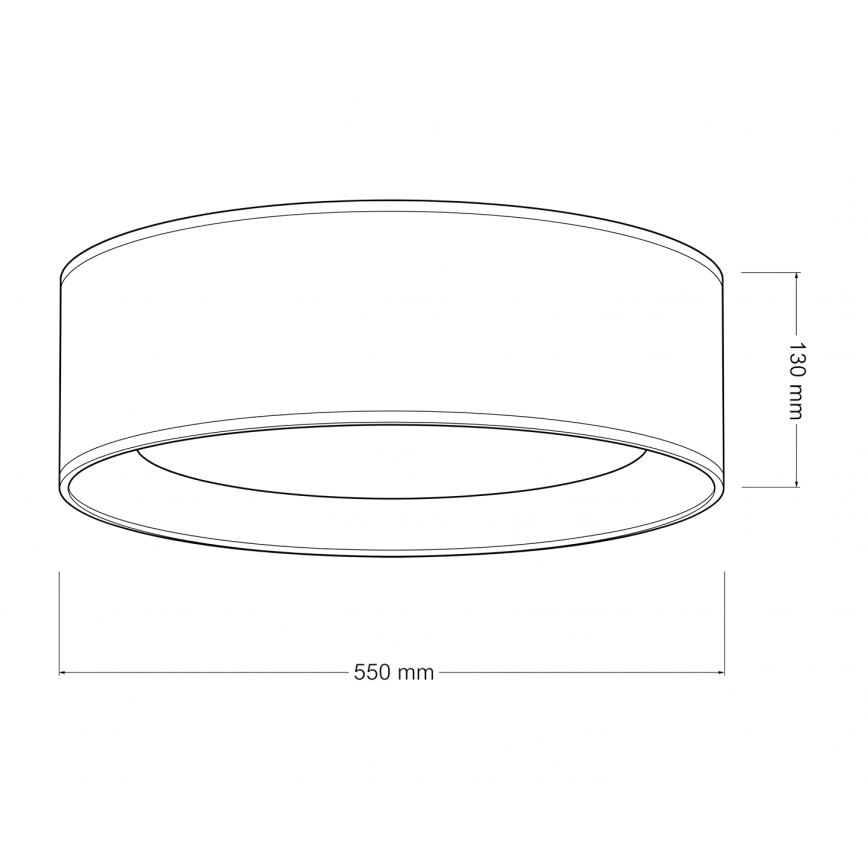 BRILAGI - reguliuojamas LED lubų šviestuvas VELVET SMART VARI LED/36W/230V 3000-6500K Ø 55 cm kreminė/auksinė + nuotolinis valdymas