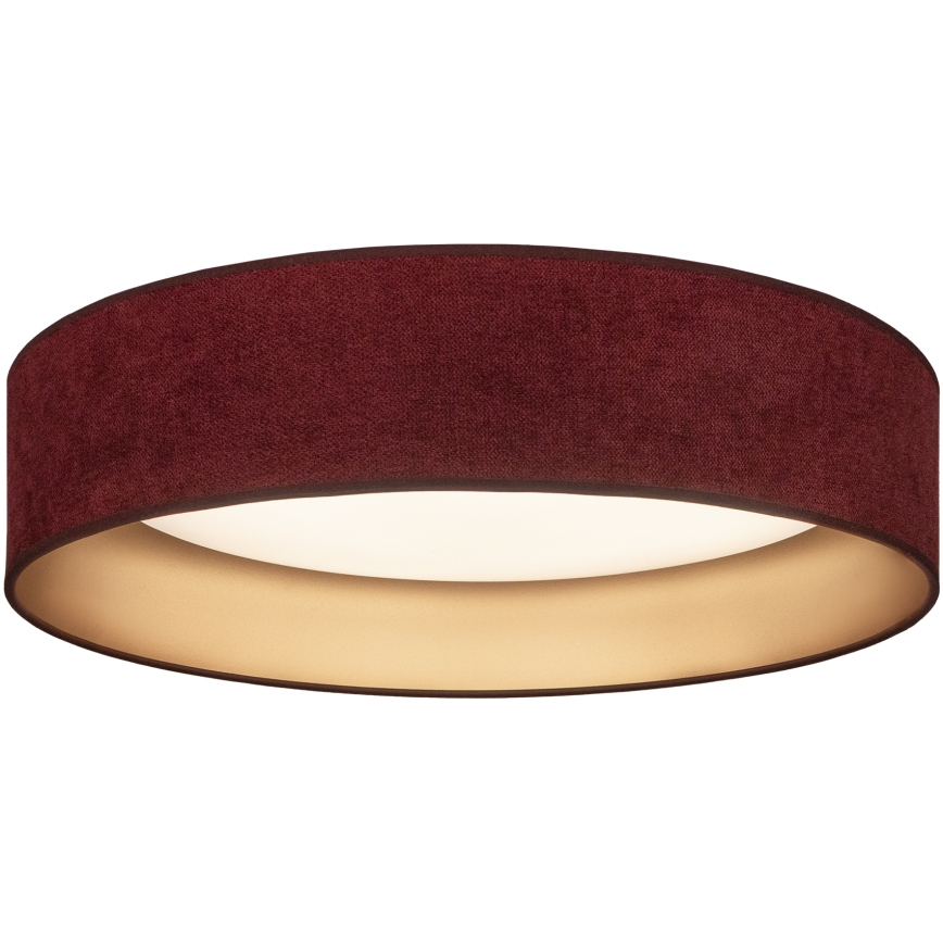 BRILAGI - Dimeriuojamas lubinis šviestuvas VELVET SMART VARI LED/36W/230V 3000-6500K skersm. 55 cm bordo/auksinis + nuotolinis valdymas