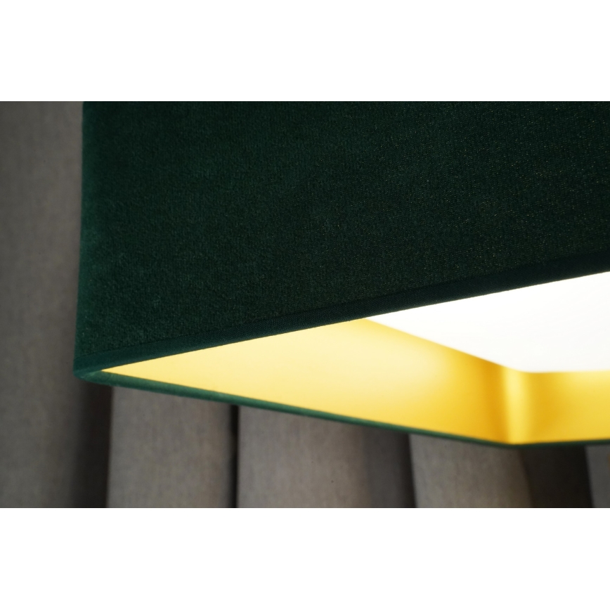 Brilagi - LED reguliuojamo ryškumo lubinis šviestuvas VELVET SQUARE SMART LED/36W/230V 60x60 cm 2700-6500K Wi-Fi Tuya + nuotolinis pultas žalia
