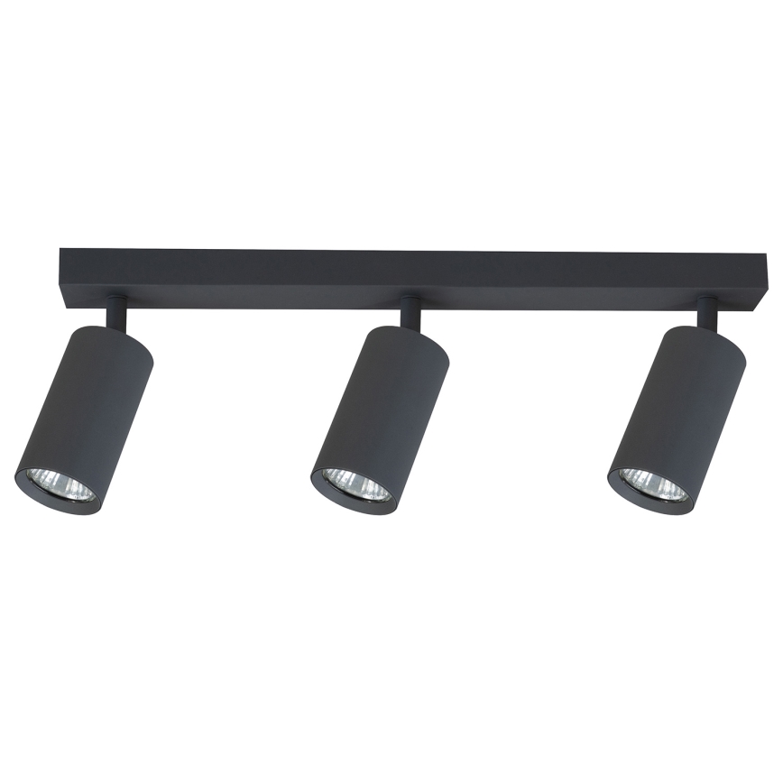 Brilagi - LED RGBW reguliuojamas taškinis šviestuvas SELE 3xGU10/4,8W/230V 3000K antracitas + nuotolinis valdymas