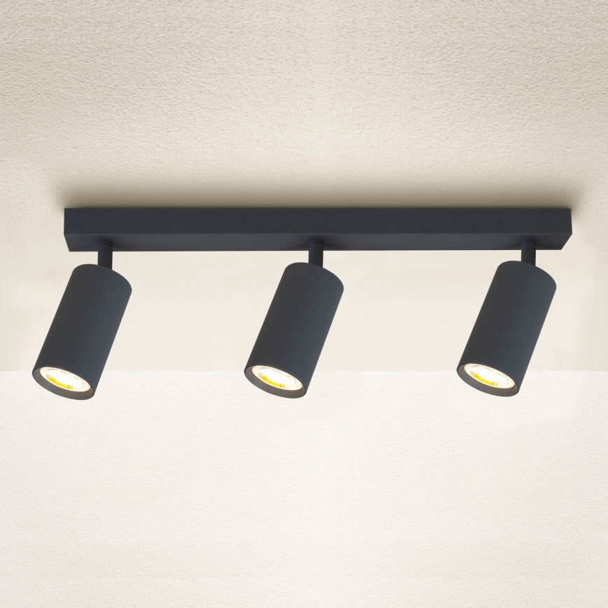 Brilagi - LED dimeriuojamas taškinis šviestuvas SELE 3xGU10/6,5W/230V 2700-6500K antracitas