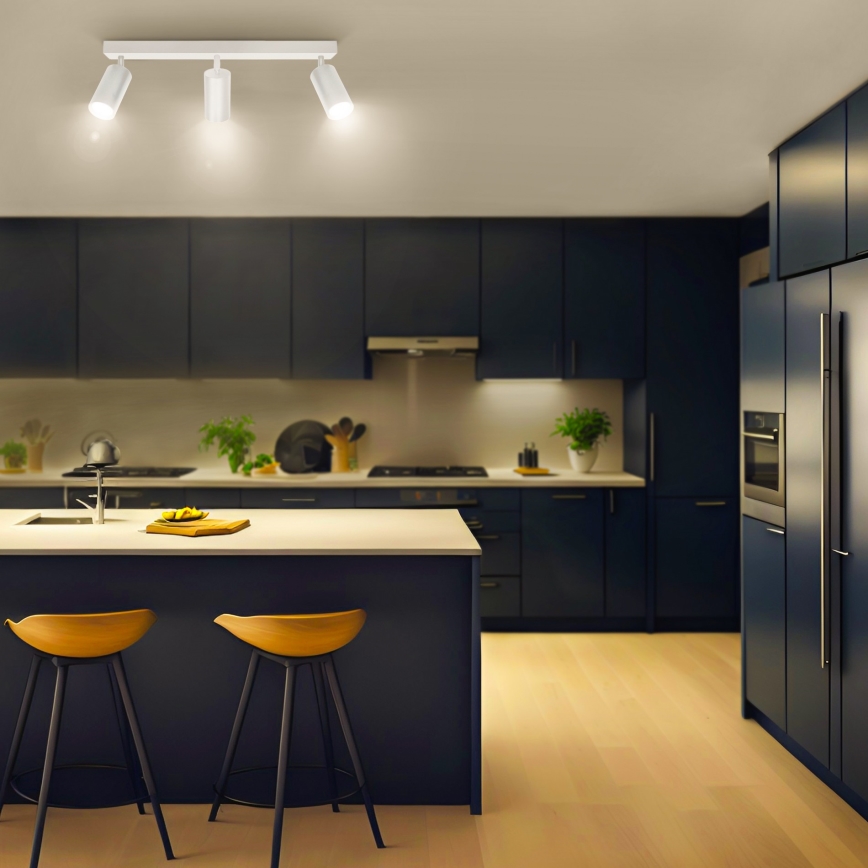 Brilagi - LED RGBW reguliuojamas taškinis šviestuvas SELE 3xGU10/6W/230V 3000K balta + nuotolinis valdymas