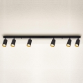 Brilagi - LED dimeriuojamas taškinis šviestuvas SELE 6xGU10/6,5W/230V 2700-6500K juoda/auksinė