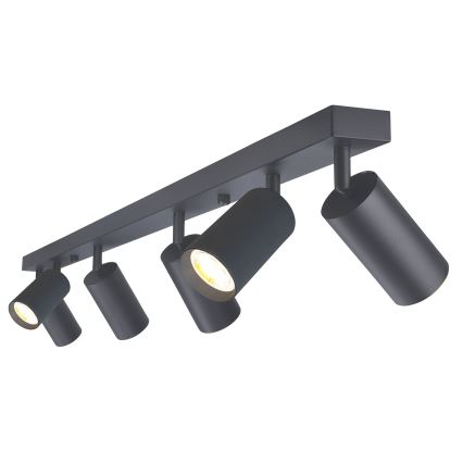Brilagi - reguliuojamas LED taškinis šviestuvas SELE 6xGU10/6,5W/230V 2700-6500K antracitas