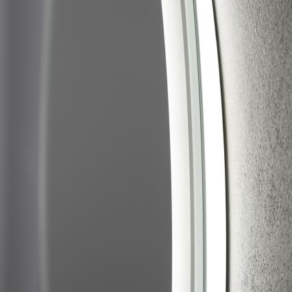 Brilagi - LED vonios veidrodis su šildymu AVA ECO LED/11,5W/230V pr. 60 cm IP44 CRI 90 dimeriuojamas + CCT