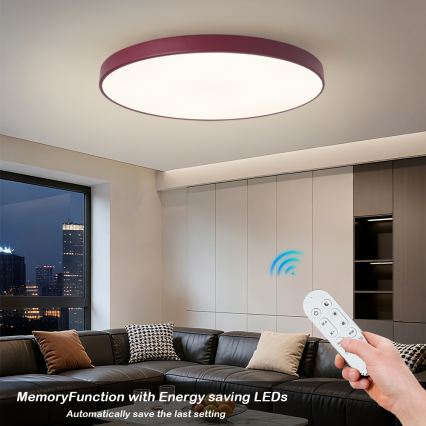 Brilagi - Dimeriuojamas LED šviestuvas POOL SMART LED/128W/230V Ø 100 cm 3000-6000K Wi-Fi Tuya + nuotolinio valdymo pultas bordo