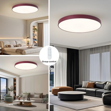 Brilagi - Dimeriuojamas LED šviestuvas POOL SMART LED/128W/230V Ø 100 cm 3000-6000K Wi-Fi Tuya + nuotolinio valdymo pultas bordo