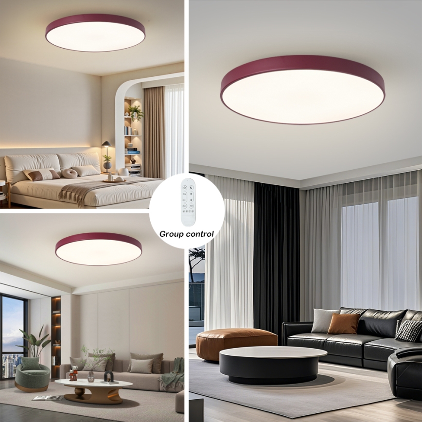 Brilagi - Dimeriuojamas LED šviestuvas POOL SMART LED/128W/230V Ø 100 cm 3000-6000K Wi-Fi Tuya + nuotolinio valdymo pultas bordo