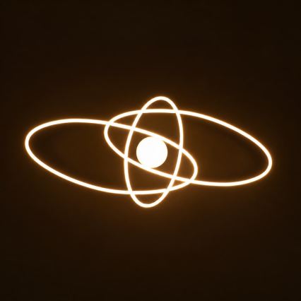 BRILAGI - dimeriu reguliuojamas LED lubinis šviestuvas APOLLO LED/58W/230V 3000-6500K 43,2x101,2 cm juodas + nuotolinis pultelis