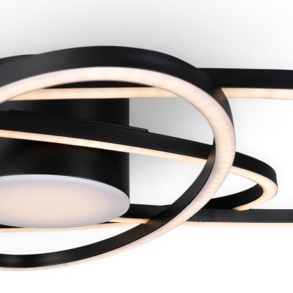 BRILAGI - dimeriu reguliuojamas LED lubinis šviestuvas APOLLO LED/58W/230V 3000-6500K 43,2x101,2 cm juodas + nuotolinis pultelis