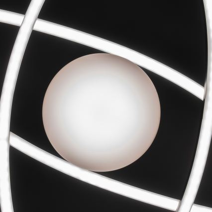 BRILAGI - dimeriu reguliuojamas LED lubinis šviestuvas APOLLO LED/58W/230V 3000-6500K 43,2x101,2 cm juodas + nuotolinis pultelis
