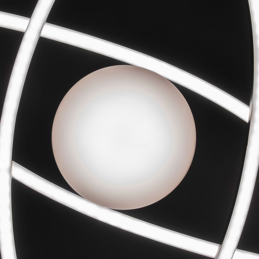 BRILAGI - dimeriu reguliuojamas LED lubinis šviestuvas APOLLO LED/58W/230V 3000-6500K 43,2x101,2 cm juodas + nuotolinis pultelis
