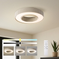Brilagi - LED dimuojamas lubinis šviestuvas LUMIX LED/48W/230V 3000-6000K smėlio spalvos, skersmuo 50 cm + nuotolinis valdymas