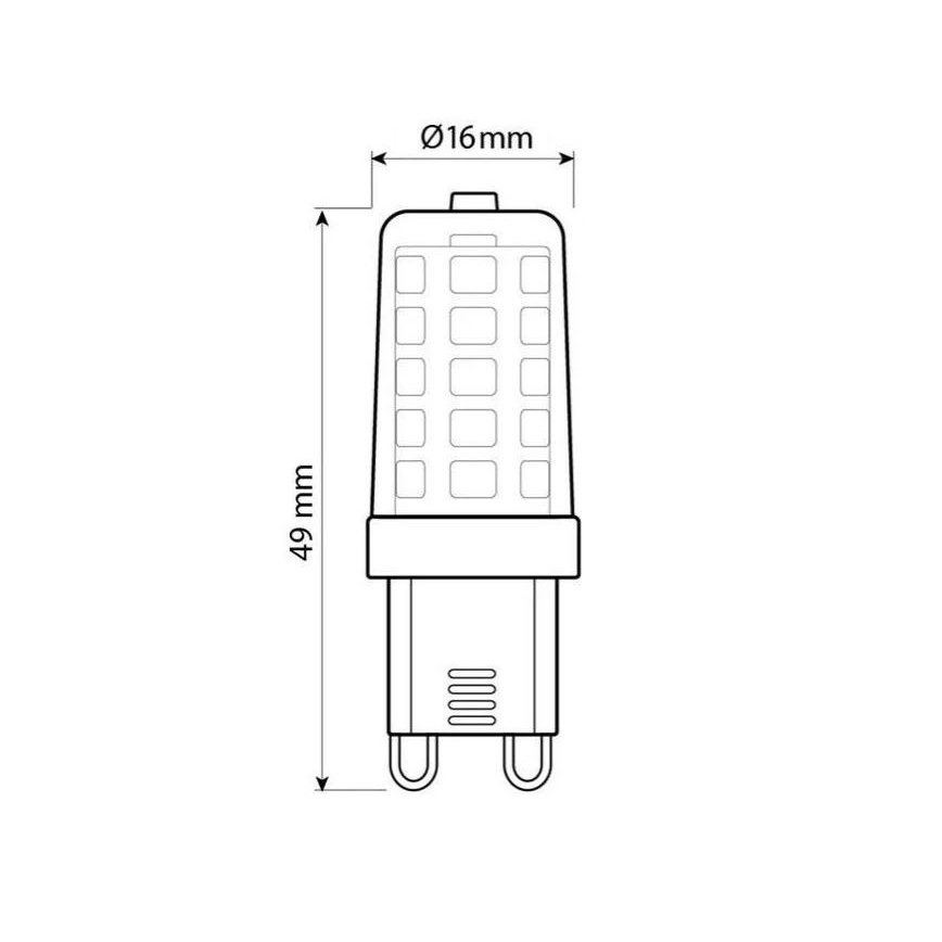 Brilagi - LED elektros lemputė G9/4W/230V 3000K