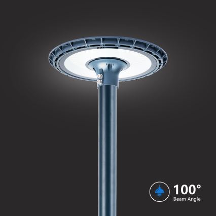 Brilagi - LED gatvės šviestuvas su 3 m stulpu URBANSPARK LED/120W/230V antracitas IP65