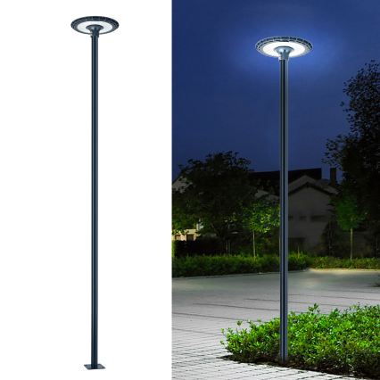 Brilagi - LED gatvės šviestuvas su 4 m stulpu URBANSPARK LED/120W/230V antracitas IP65