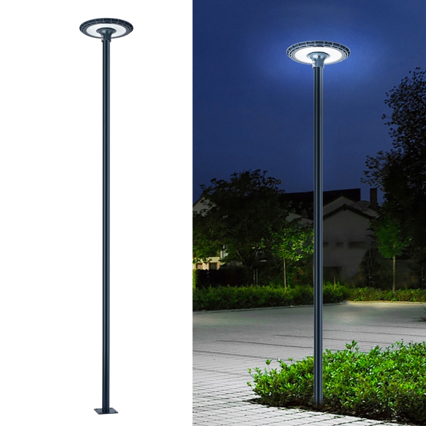 Brilagi - LED gatvės šviestuvas su 4 m stulpu URBANSPARK LED/120W/230V antracitas IP65