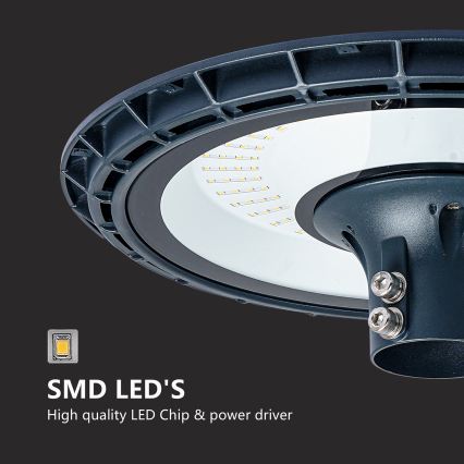 Brilagi - LED gatvės šviestuvas su 4 m stulpu URBANSPARK LED/120W/230V antracitas IP65