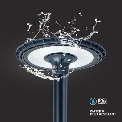 Brilagi - LED gatvės šviestuvas su 4 m stulpu URBANSPARK LED/120W/230V antracitas IP65