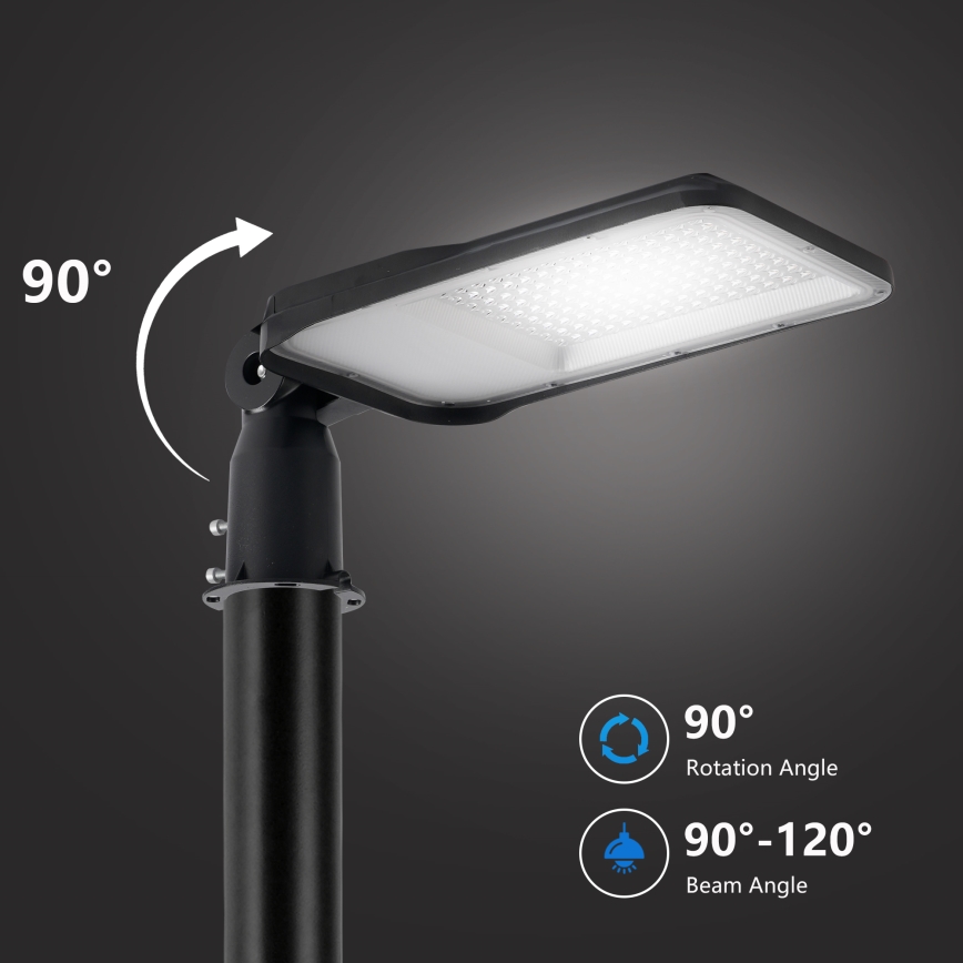 Brilagi - LED gatvės šviestuvas URBANLIGHT LED/100W/230V juoda IP65