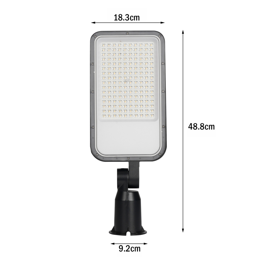 Brilagi - LED gatvės šviestuvas URBANLIGHT LED/100W/230V juoda IP65