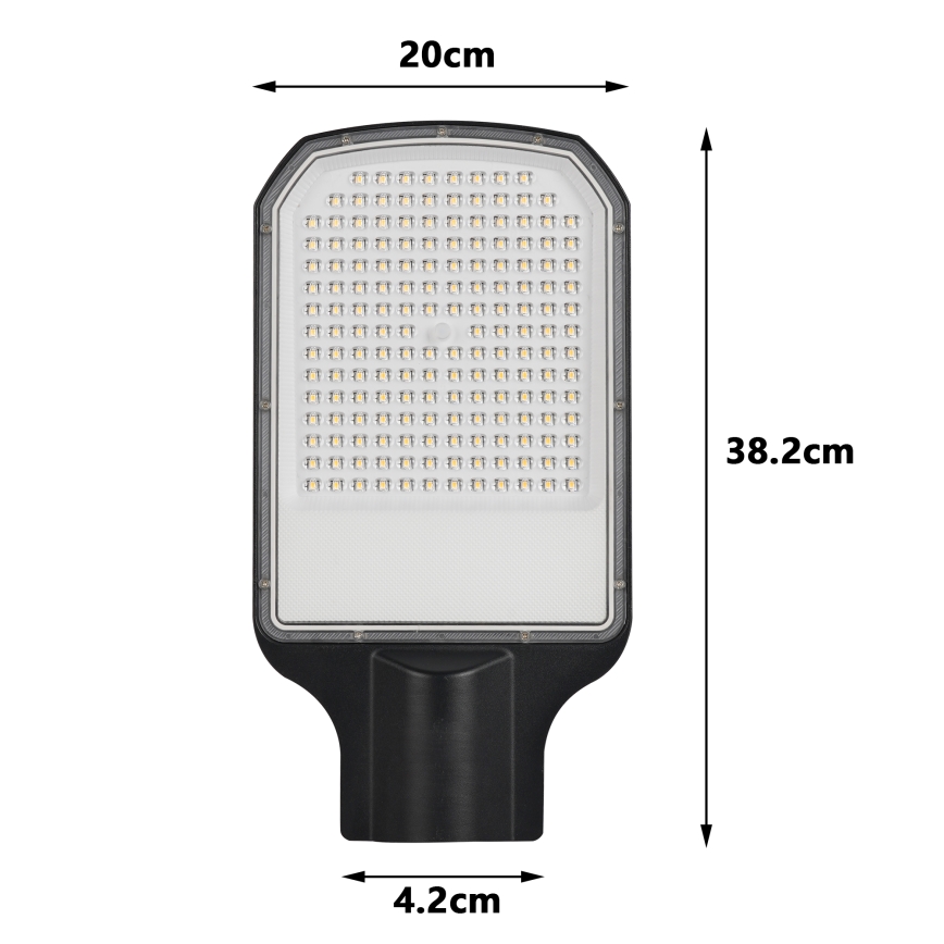 Brilagi - LED gatvės šviestuvas URBANLIGHT LED/100W/230V juodas IP65