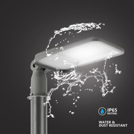 Brilagi - LED gatvės šviestuvas URBANLIGHT LED/100W/230V pilkas IP65