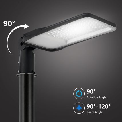 Brilagi - LED gatvės šviestuvas URBANLIGHT LED/200W/230V juodas IP65