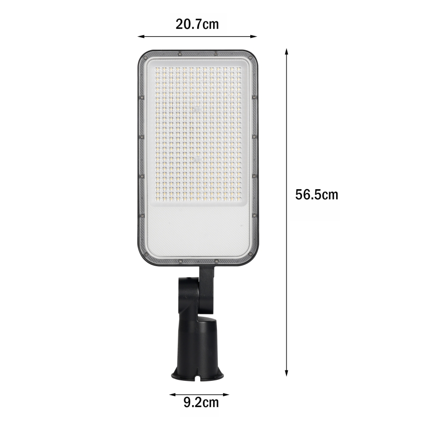 Brilagi - LED gatvės šviestuvas URBANLIGHT LED/200W/230V juodas IP65